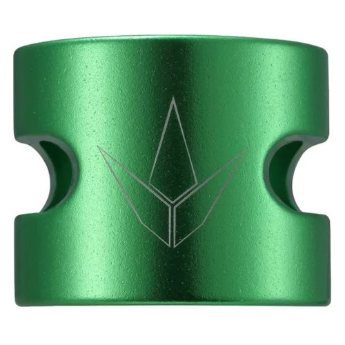 Blunt Twin Slit Double Clamp - Green