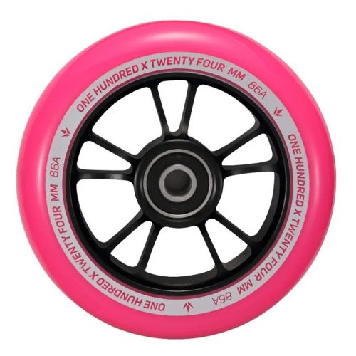 Blunt 10 Spokes Wheel 100mm - Black/Pink