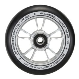 Blunt 10 Spokes Wheel 100mm - Silver Black