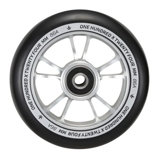 Blunt 10 Spokes Wheel 100mm - Silver Black