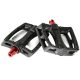 Colony Fantastic Plastic Pedal - Black Red