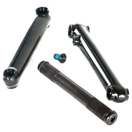 Family Tubular 170mm 48 Spline Cranks Set - Black