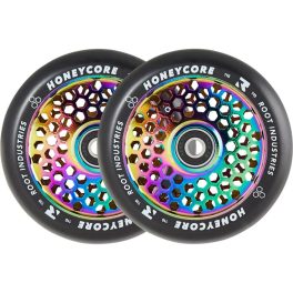 Root Industries Honeycore 110mm Wheels - Black Neochrome