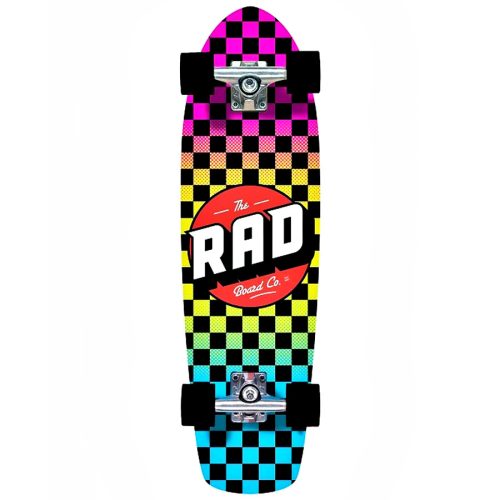 Rad Retro Roller Checkered 28" Cruiser - Neon Fade