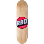 RAD Solid Logo 8" Skateboard Deck - Wood