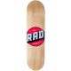 RAD Solid Logo 8" Skateboard Deck - Wood