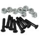Pivot Phillips Bolt Set - Black
