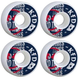 KFD DIY 52mm Gördeszka Skateboard Wheels - Piros
