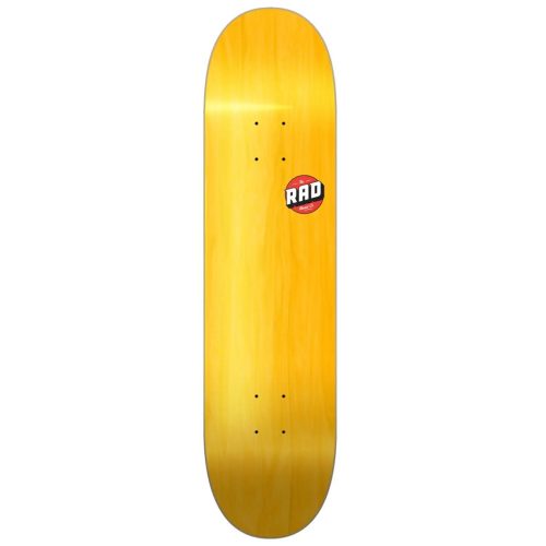 RAD Blank Logo 7.75" Skateboard Deck - Orange