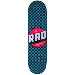 RAD Checker 8" Deck - Black Turquoise