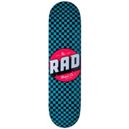 RAD Checker 8" Deck - Black Turquoise