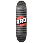 RAD StripesLogo 8" Deck - Grey
