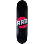 RAD Solid Logo 8" Skateboard Deck - Black