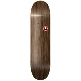 RAD Blank Logo 8" Skateboard Deck - Vintage Maple