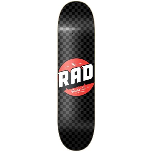 RAD Checker 8.125" Gördeszka Lap - Fekete Szürke