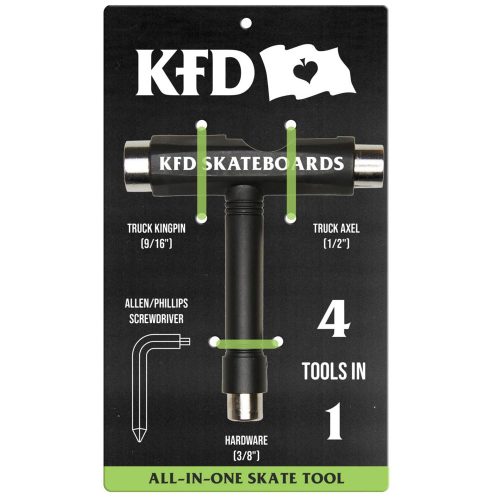 KFD T Skateboard Tool - Black