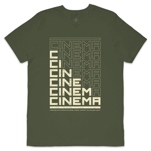 Cinema Block Fill Póló, Military Green
