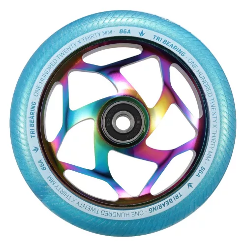 Blunt Tri Bearing 120 mm Kerék - Oil Slick Türkiz