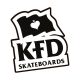 KFD Logo Matrica - Fekete