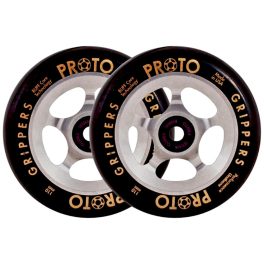 PROTO Gripper 110mm Wheels - Black on Raw