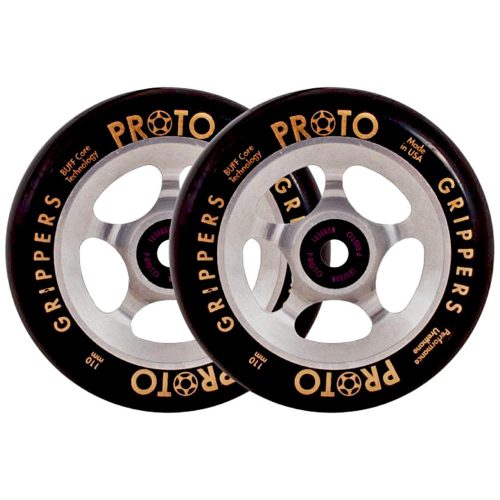 PROTO Gripper 110mm Wheels - Black on Raw