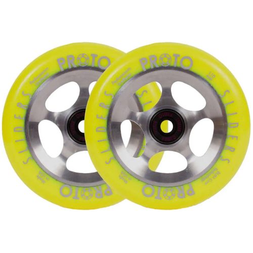 PROTO Sliders Starbright 110mm Wheels - Yellow / Raw