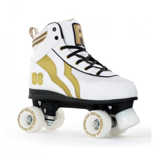Rio Roller Varsity Kids Quad Skate - White / Gold