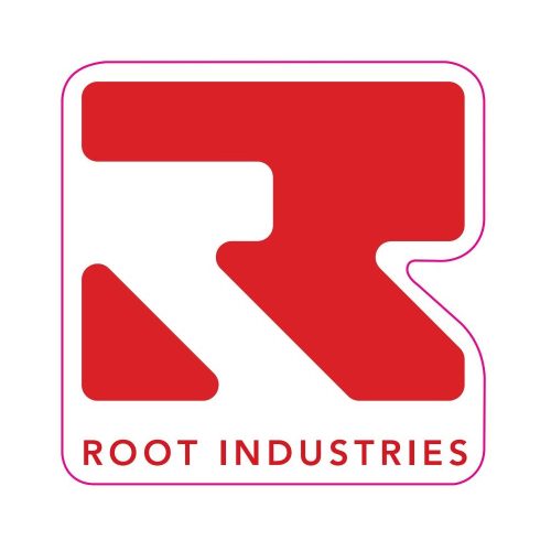 Root Logo Matrica - Piros