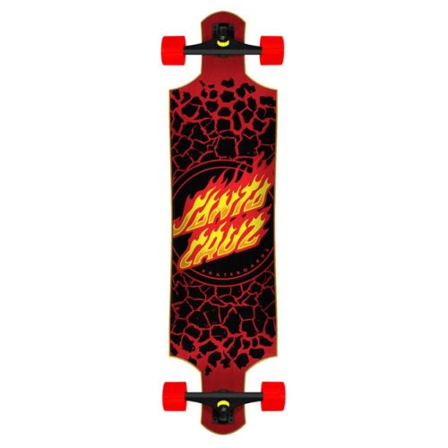 Santa Cruzer 40" Flame Dot Longboard