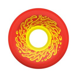 Slime Balls OG Slime 60mm Skateboard Wheels - Red/Yellow