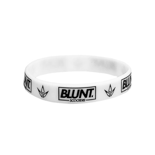 Blunt Silicone Wristband - White
