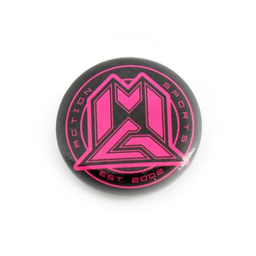MGP Full Logo Button - Black/Pink
