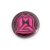 MGP Full Logo Kitűző - Fekete/Pink